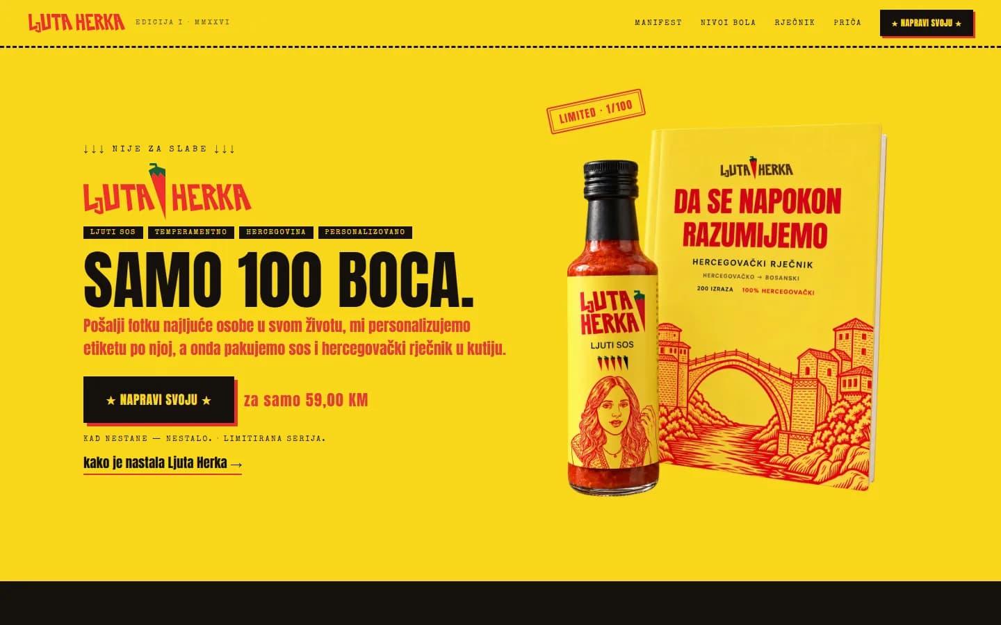 Ljuta Herka website