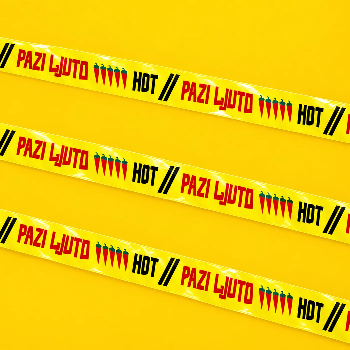 Pazi ljuto warning tape