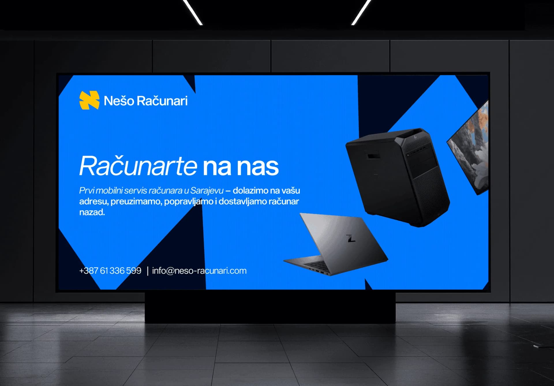 Nešo Računari billboard: Računarte na nas