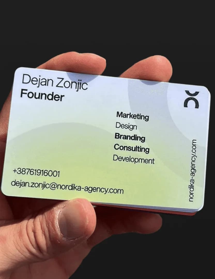 Nordika business card